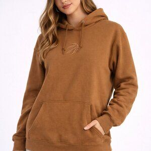 $90 Toronto Raptors NBA Brown Hoodie Pullover Embroidered Logo Size M